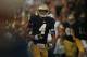 SOUTH BEND, IN - OCTOBER 20: George Atiknson III #4 of the Notre Dame Fighting Irish runs back to the bench after catching a touchdown pass against the BYU Cougars at Notre Dame Stadium on October 20, 2012 in South Bend, Indiana. Notre Dame defeated BYU 17-14. (Photo by Jonathan Daniel/Getty Images)