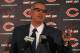 LAKE FOREST, IL - JANUARY 17: General manager Phil Emery of the Chicago Bears explains his choice of Marc Trestman to be the new head coach of the Bears at Halas Hall on January 17, 2013 in Lake Forest, Illinois. (Photo by Jonathan Daniel/Getty Images)