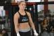 Feb 20, 2013; Torrance, CA, USA; Ronda Rousey during today's public workout at the UFC gym for her bout with Liz Carmouche on Feb 23. Mandatory Credit: Jayne Kamin-Oncea-USA TODAY Sports