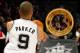 HOUSTON, TX - FEBRUARY 16: Tony Parker of the San Antonio Spurs competes during the Taco Bell Skills Challenge part of 2013 NBA All-Star Weekend at the Toyota Center on February 16, 2013 in Houston, Texas. NOTE TO USER: User expressly acknowledges and agrees that, by downloading and or using this photograph, User is consenting to the terms and conditions of the Getty Images License Agreement. (Photo by Scott Halleran/Getty Images)