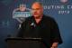 Feb 21, 2013; Indianapolis, IN, USA; Kansas City Chiefs coach Andy Reid speaks during a press conference during the 2013 NFL Combine at Lucas Oil Stadium. Mandatory Credit: Brian Spurlock-USA TODAY Sports