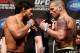 Dennis Bermudez (left) vs. Matt Grice (right). Photo Credit: UFC