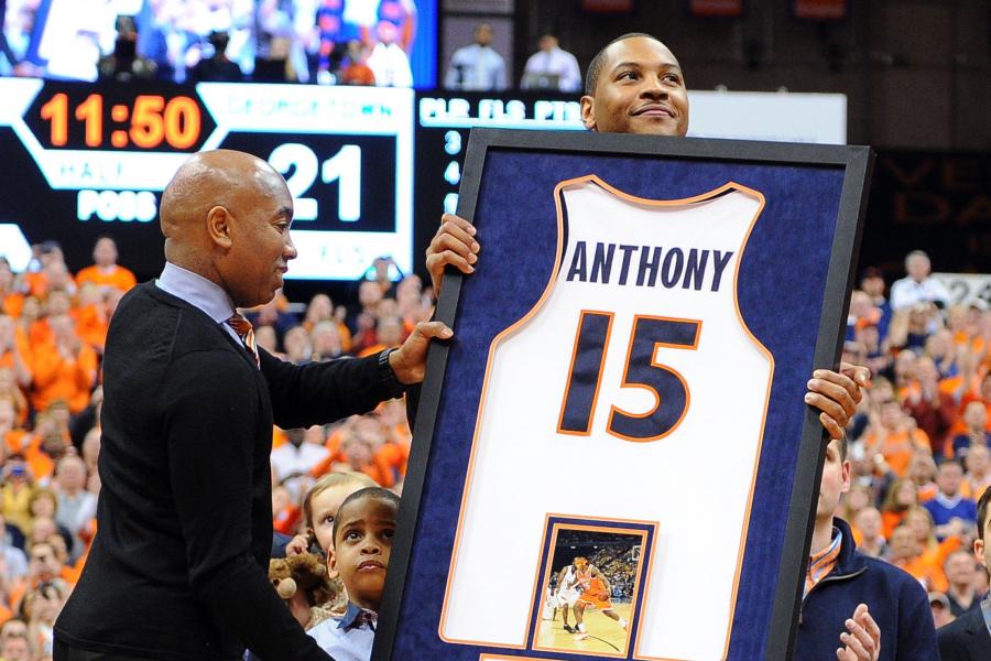 Syracuse retires Carmelo Anthony's jersey - Sports Illustrated