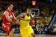 ANN ARBOR, MI - FEBRUARY 05: Trey Burke #3 of the Michigan Wolverines tries to get past Aaron Craft #4 of the Ohio State Buckeyes at Crisler Center on February 5, 2013 in Ann Arbor, Michigan. Michigan won the game 76-74 in overtime. (Photo by Gregory Shamus/Getty Images)