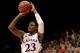 LAWRENCE, KS - JANUARY 14: Ben McLemore #23 of the Kansas Jayhawks shoots during the game against the Baylor Bears at Allen Fieldhouse on January 14, 2013 in Lawrence, Kansas. (Photo by Jamie Squire/Getty Images)