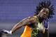 INDIANAPOLIS, IN - FEBRUARY 26: Desmond Trufant of Washington works out during the 2013 NFL Combine at Lucas Oil Stadium on February 26, 2013 in Indianapolis, Indiana. (Photo by Joe Robbins/Getty Images)