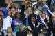 MUNICH, GERMANY - MAY 19: Club owner Roman Abramovich (R) lifts the trophy in celebration while Chancellor of the Exchequer George Osborne (C) applauds after their victory in the UEFA Champions League Final between FC Bayern Muenchen and Chelsea at the Fussball Arena München on May 19, 2012 in Munich, Germany. (Photo by Alex Livesey/Getty Images)