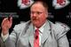 KANSAS CITY, MO - JANUARY 07: Andy Reid talks to the media during a press conference introducing him as the Kansas City Chiefs new head coach on January 7, 2013 in Kansas City, Missouri. (Photo by Jamie Squire/Getty Images)