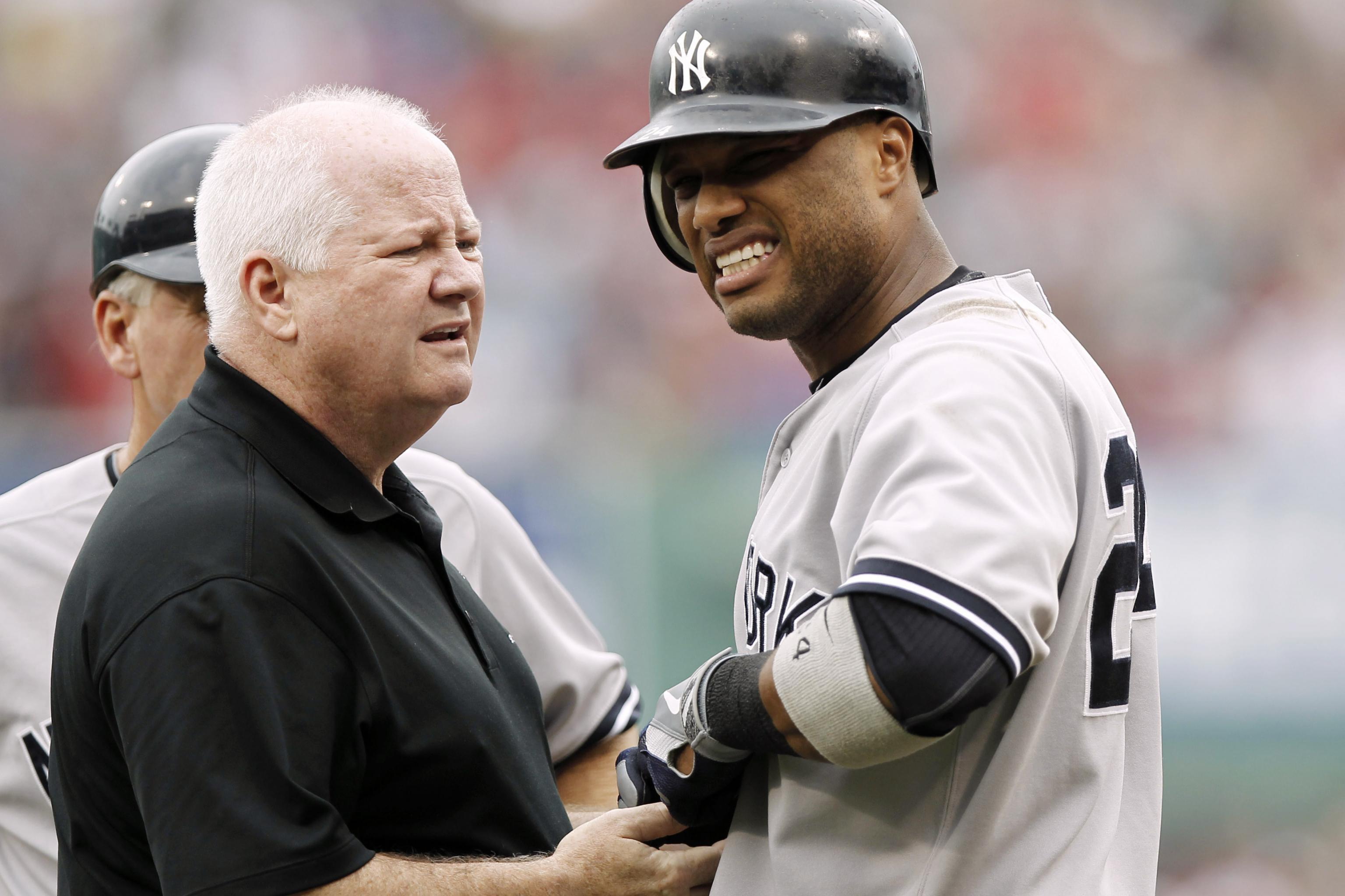 Yankees' Mark Teixeira says fractured shin has healed