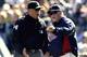 MINNEAPOLIS, MN - SEPTEMBER 26: Ron Gardenhire #35 of the Minnesota Twins speaks with first base umpire Kerwin Danley #44 after Ben Revere #11 of the Twins was called out at first base during the first inning of the game against the New York Yankees on September 26, 2012 at Target Field in Minneapolis, Minnesota. (Photo by Hannah Foslien/Getty Images)