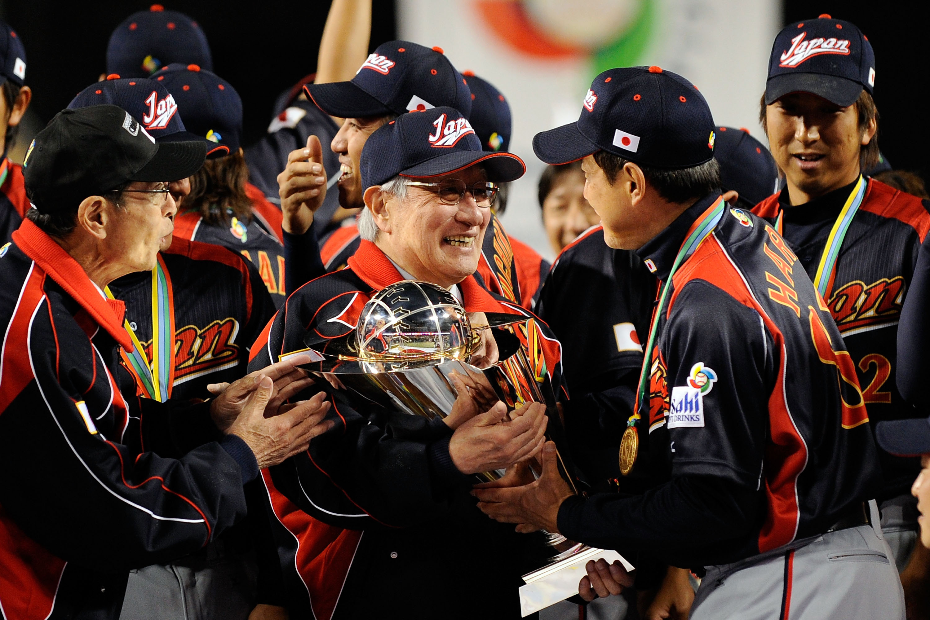 Caps of the teams who participated in the 2013 World Baseball Classic