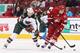The Coyotes Kyle Chipchura evades the Minnesota Wild's Dany Heatley on Monday night in Glendale.