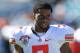 JACKSONVILLE, FL - JANUARY 02: Jordan Hall #7 of Ohio State Buckeyes during warmups at the TaxSlayer.com Gator Bowl against the Florida Gators at EverBank Field on January 2, 2012 in Jacksonville, Florida. (Photo by Scott Halleran/Getty Images)