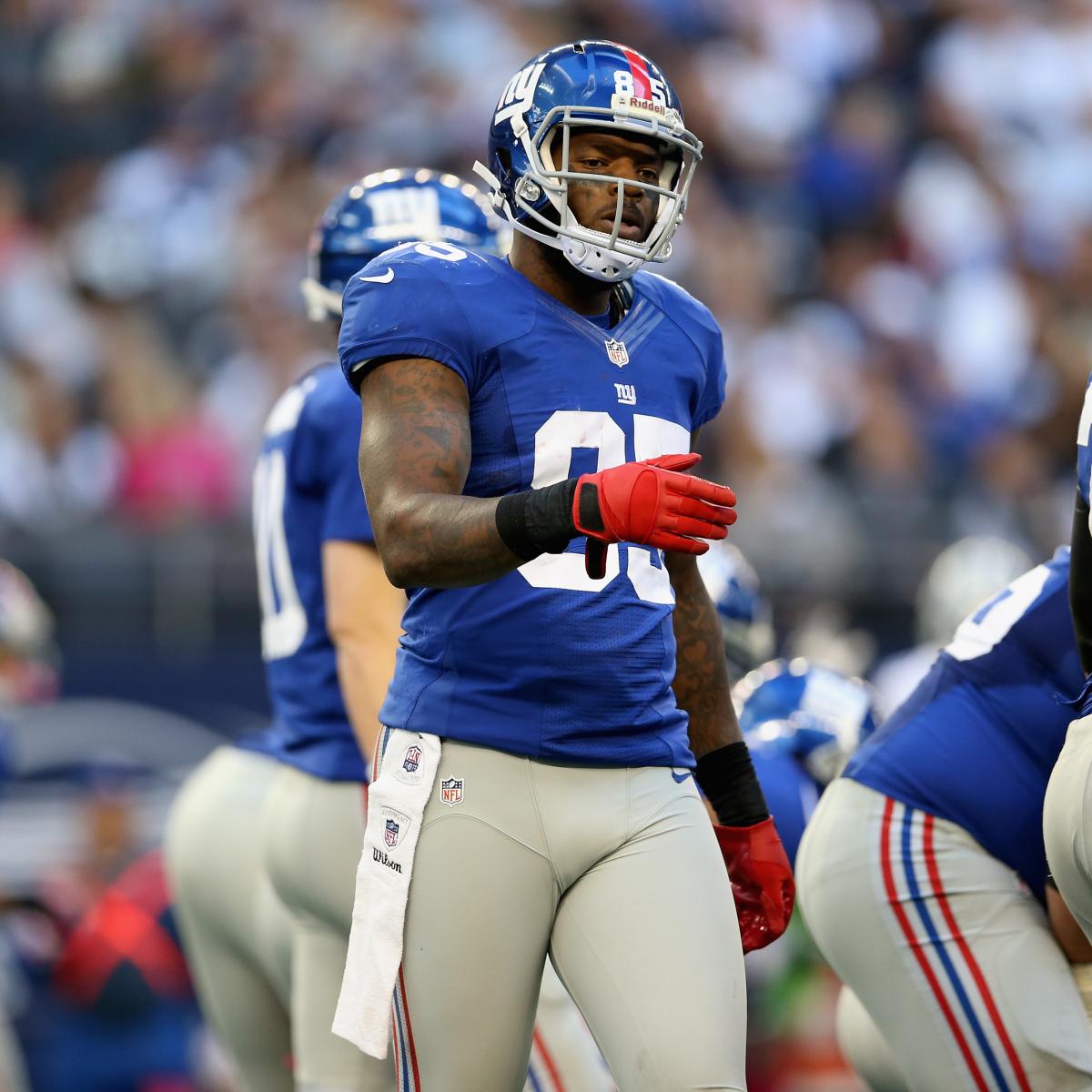 New York Giants: Martellus Bennett Not Expecting to Be Back with Team ...