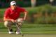 PALM BEACH GARDENS, FL - MARCH 02: Michael Thompson lines up a putt during the third round of the Honda Classic at PGA National Resort and Spa on March 2, 2013 in Palm Beach Gardens, Florida. (Photo by Mike Ehrmann/Getty Images)