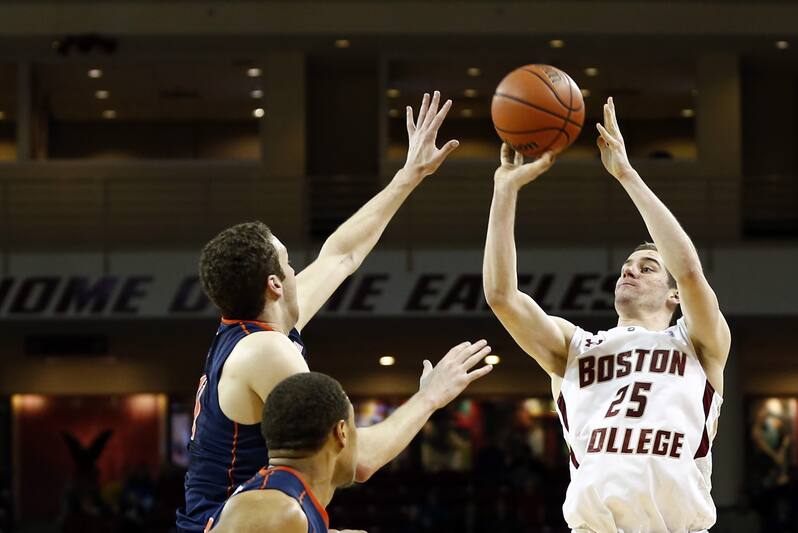 Boston College Gets Late 3 Pointer To Stun Virginia Bleacher