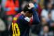 MADRID, SPAIN - MARCH 02: Lionel Messi of FC Barcelona looks dejected after Sergio Ramos of Real Madrid CF scored his team's second goal during the La Liga match between Real Madrid CF and FC Barcelona at Bernabeu on March 2, 2013 in Madrid, Spain. (Photo by David Ramos/Getty Images)