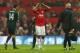 MANCHESTER, ENGLAND - MARCH 05: Nani of Manchester United reacts after being sent off during the UEFA Champions League Round of 16 Second leg match between Manchester United and Real Madrid at Old Trafford on March 5, 2013 in Manchester, United Kingdom. (Photo by Alex Livesey/Getty Images)