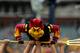 SAN FRANCISCO, CA - DECEMBER 29: Sparky, the Arizona State Sun Devils mascot, does push ups after the Sun Devils scored during the Kraft Fight Hunger Bowl against the Navy Midshipmen at AT&T Park on December 29, 2012 in San Francisco, California. (Photo by Ezra Shaw/Getty Images)