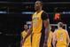LOS ANGELES, CA - FEBRUARY 28: Dwight Howard #12 of the Los Angeles Lakers heads to the bench during the game against the Minnesota Timberwolves at Staples Center on February 28, 2013 in Los Angeles, California. NOTE TO USER: User expressly acknowledges and agrees that, by downloading and or using this photograph, User is consenting to the terms and conditions of the Getty Images License Agreement. (Photo by Harry How/Getty Images)