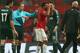 MANCHESTER, ENGLAND - MARCH 05: Referee Bahattin Duran sends off Nani of Manchester United during the UEFA Champions League Round of 16 Second leg match between Manchester United and Real Madrid at Old Trafford on March 5, 2013 in Manchester, United Kingdom. (Photo by Alex Livesey/Getty Images)
