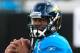JACKSONVILLE, FL - SEPTEMBER 01: David Garrard #9 of the Jacksonville Jaguars warms up prior to the game against the St. Louis Rams at EverBank Field on September 1, 2011 in Jacksonville, Florida. (Photo by Sam Greenwood/Getty Images)