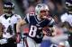 FOXBORO, MA - JANUARY 20: Wes Welker #83 of the New England Patriots runs with the ball after a catch against the Baltimore Ravens during the 2013 AFC Championship game at Gillette Stadium on January 20, 2013 in Foxboro, Massachusetts. (Photo by Al Bello/Getty Images)