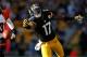 PITTSBURGH, PA - DECEMBER 23: Mike Wallace #17 of the Pittsburgh Steelers catch make a first quarter catch next to Terence Newman #23 of the Cincinnati Bengals at Heinz Field on December 23, 2012 in Pittsburgh, Pennsylvania. (Photo by Gregory Shamus/Getty Images)