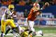 ATLANTA, GA - DECEMBER 31: Tajh Boyd #10 of the Clemson Tigers pitches the ball away from Kwon Alexander #25 of the LSU Tigers during the 2012 Chick-fil-A Bowl at Georgia Dome on December 31, 2012 in Atlanta, Georgia. (Photo by Kevin C. Cox/Getty Images)