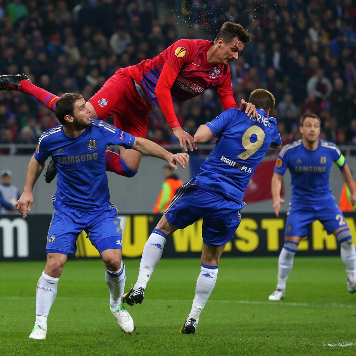 Steaua Bucharest vs. Chelsea: Europa League Live Score, Highlights 