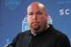 Feb 21, 2013; Indianapolis, IN, USA; Arizona Cardinals general manager Steve Keim speaks at a press conference during the 2013 NFL Combine at Lucas Oil Stadium. Mandatory Credit: Brian Spurlock-USA TODAY Sports
