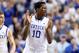 LEXINGTON, KY - MARCH 09: Archie Goodwin #10 of the Kentucky Wildcats celebrates during the game against the Florida Gators at Rupp Arena on March 9, 2013 in Lexington, Kentucky. (Photo by Andy Lyons/Getty Images)