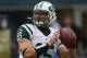 SEATTLE, WA - NOVEMBER 11: Quarterback Tim Tebow #15 of the New York Jets warms up prior to the game against the Seattle Seahawks at CenturyLink Field on November 11, 2012 in Seattle, Washington. (Photo by Otto Greule Jr/Getty Images)