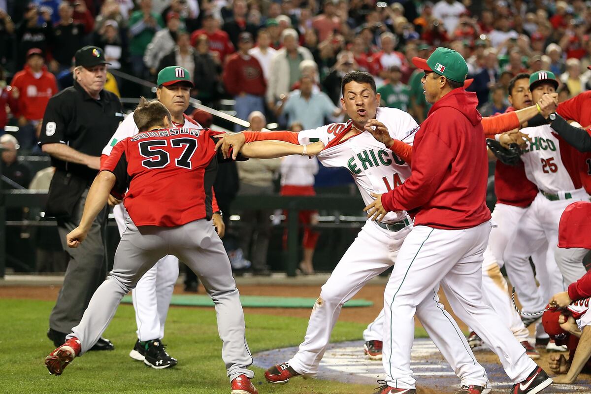 Canada vs. Mexico Video Watch BenchClearing Brawl Unfold
