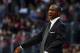 LOS ANGELES, CA - DECEMBER 09: Head Coach Dwane Casey of the Toronto Raptors reacts to a call during the game against the Los Angeles Clippers at Staples Center on December 9, 2012 in Los Angeles, California. NOTE TO USER: User expressly acknowledges and agrees that, by downloading and or using this photograph, User is consenting to the terms and conditions of the Getty Images License Agreement. (Photo by Harry How/Getty Images)