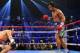 LAS VEGAS, NV - DECEMBER 08: (R-L) Manny Pacquiao knocks down Juan Manuel Marquez in the fifth round during their welterweight bout at the MGM Grand Garden Arena on December 8, 2012 in Las Vegas, Nevada. (Photo by Al Bello/Getty Images)