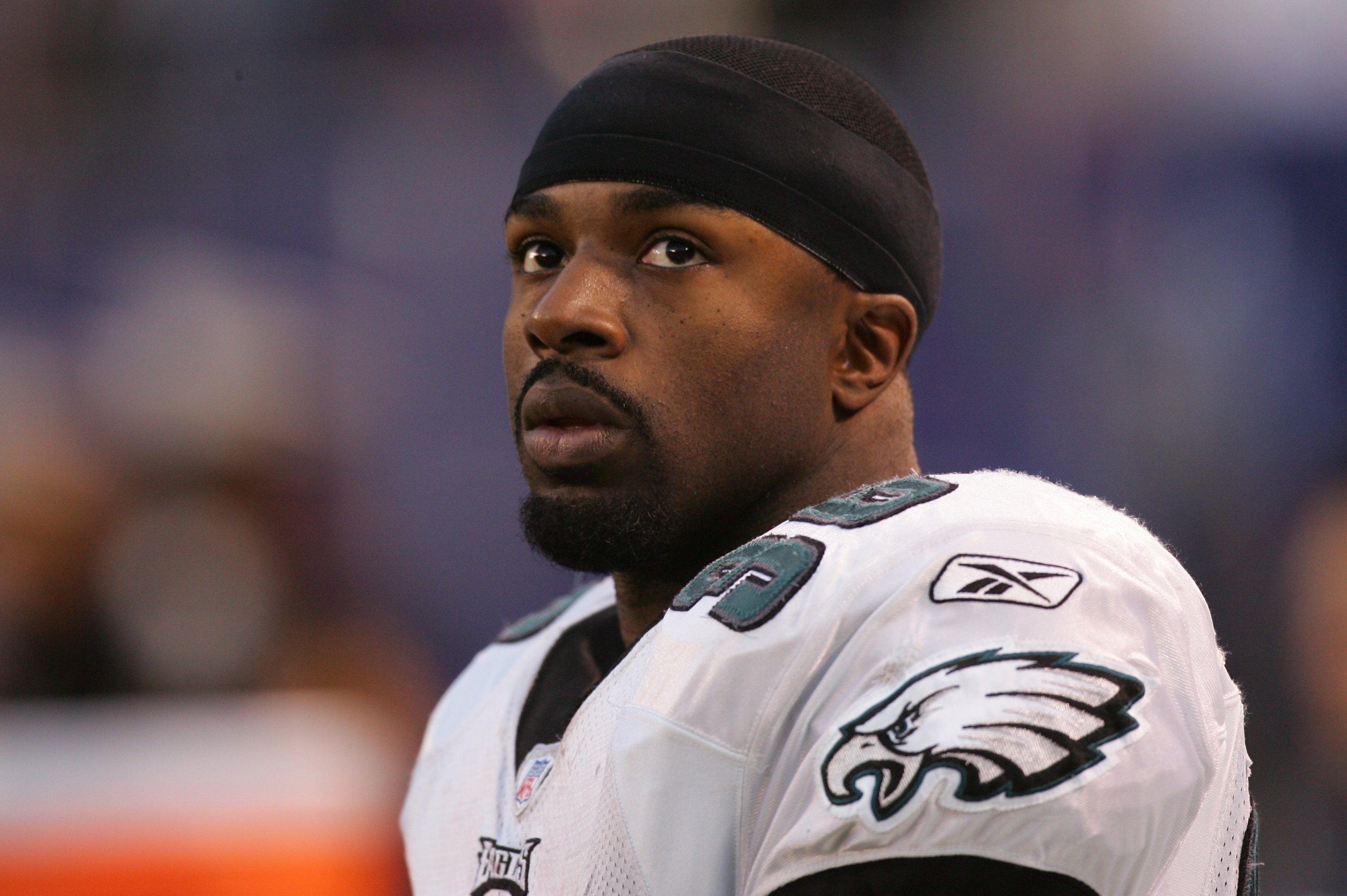 Philadelphia eagles brian westbrook in hi-res stock photography