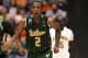 DAYTON, OH - MARCH 14: Victor Rudd Jr. #2 of the South Florida Bulls reacts in the first half against the California Golden Bears in the first round of the 2011 NCAA men's basketball tournament at UD Arena on March 14, 2012 in Dayton, Ohio. (Photo by Gregory Shamus/Getty Images)