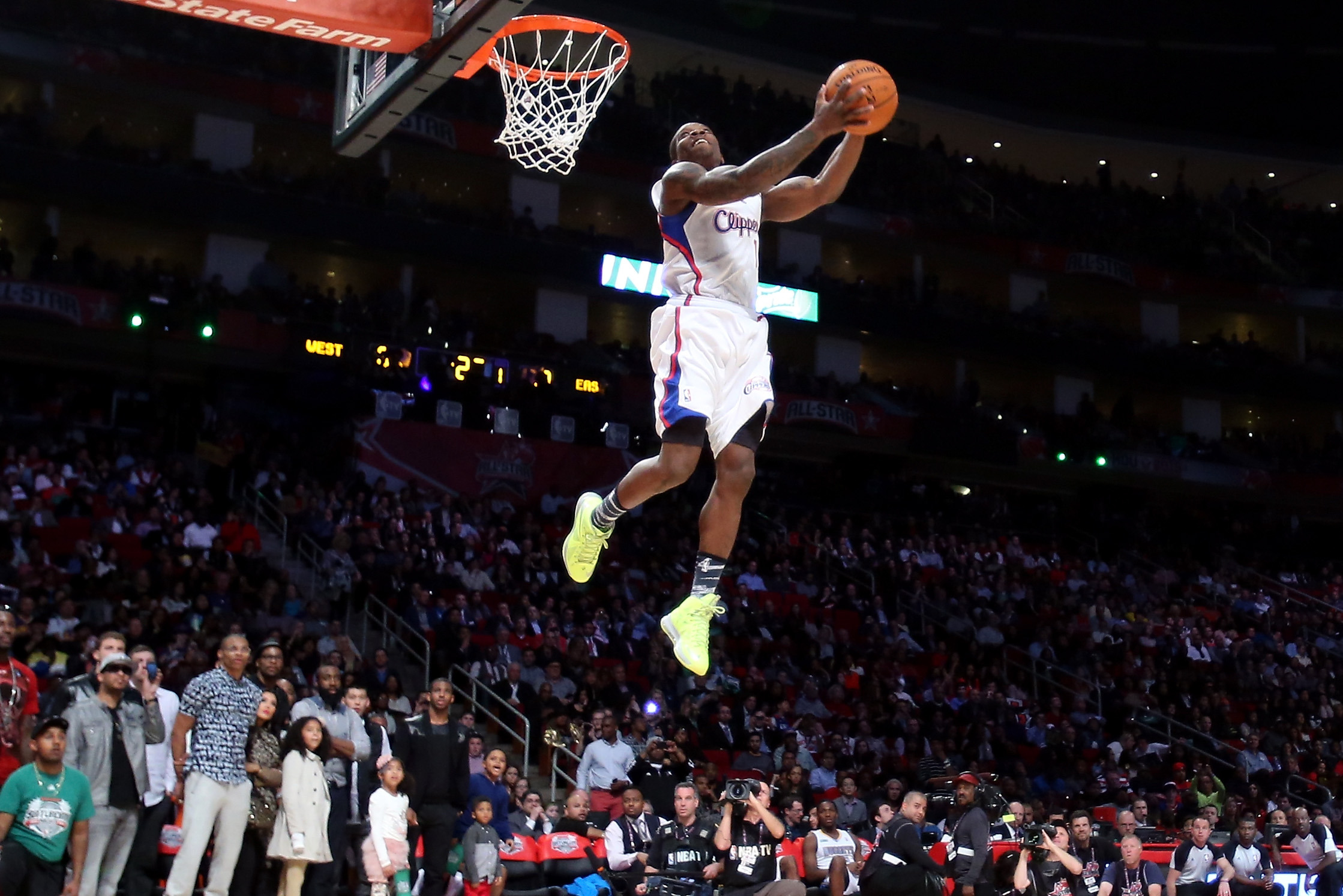 Who has made the highest vertical jump in NBA? How did he break the record?  - Quora