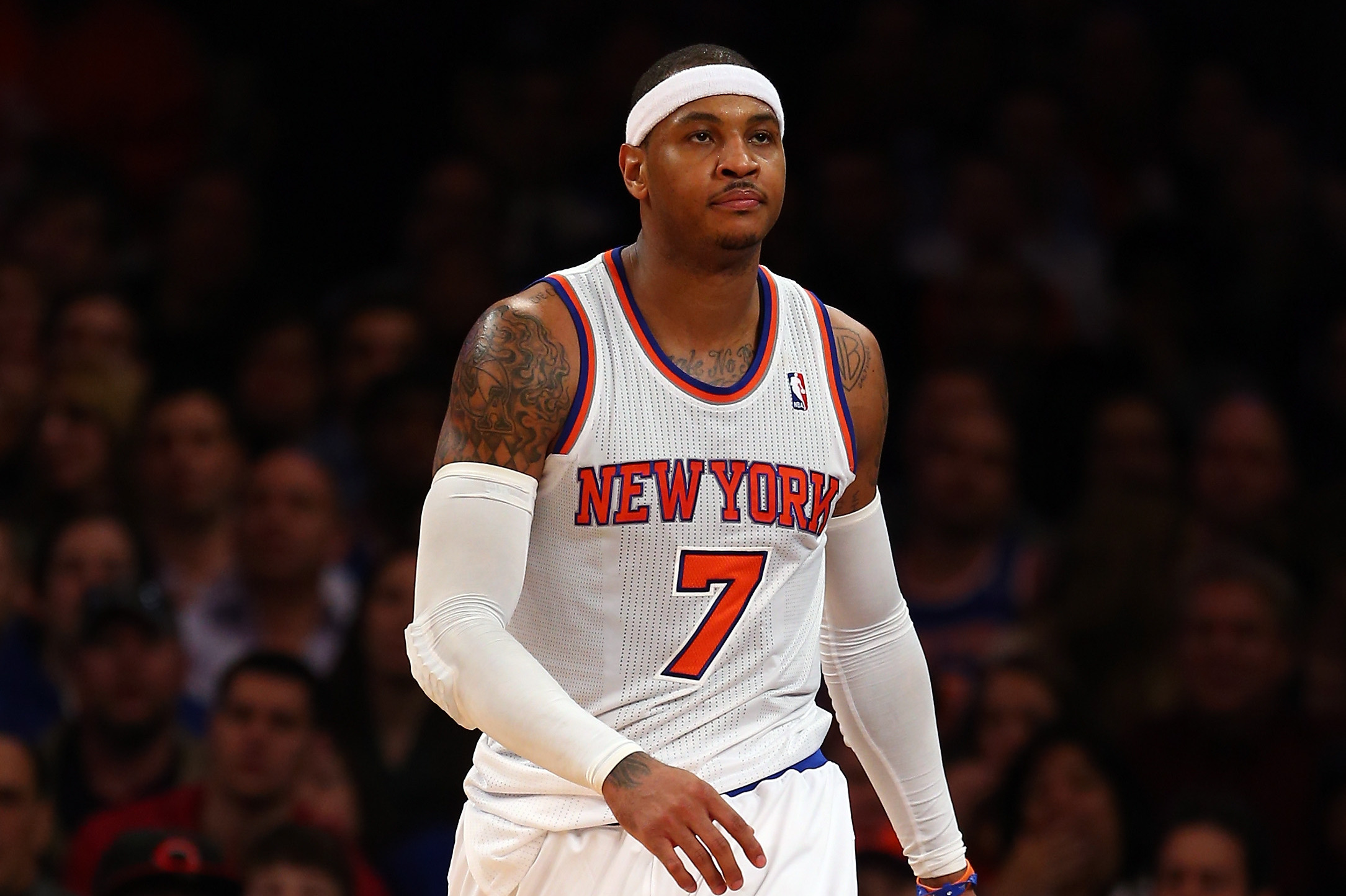 Carmelo Anthony traded to New York Knicks in blockbuster deal – The Denver  Post