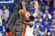 LEXINGTON, KY - MARCH 09: Archie Goodwin #10 of the Kentucky Wildcats shoots the ball while defended by Erik Murphy #33 of the Florida Gators during the game at Rupp Arena on March 9, 2013 in Lexington, Kentucky. (Photo by Andy Lyons/Getty Images)