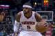 Mar 9, 2013; Atlanta, GA, USA; Atlanta Hawks small forward Josh Smith (5) drives to the basket during the second half against the Brooklyn Nets at Philips Arena. Brooklyn won 93-80. Mandatory Credit: Joshua S. Kelly-USA TODAY Sports