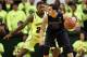 Mar 02, 2013; Waco, TX, USA; Kansas State Wildcats guard Angel Rodriguez (13) dribbles against Baylor Bears guard A.J. Walton (22) during the game at the Ferrell Center. Kansas State won 64-61. Mandatory Credit: Kevin Jairaj-USA TODAY Sports