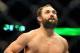 Nov 17, 2012; Montreal, QC, Canada; Johny Hendricks reacts after knocking out Martin Kampmann (not pictured) during first round action of their Welterweight bout at UFC 154 at the Bell Centre. Mandatory Credit: Eric Bolte-USA TODAY Sports