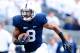 October 6, 2012; University Park, PA, USA; Penn State Nittany Lions wide receiver Allen Robinson (8) runs with the ball during the game against the Northwestern Wildcats at Beaver Stadium. Mandatory Credit: Evan Habeeb-USA TODAY Sports