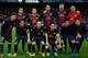 The Barcelona starting lineup who beat AC Milan 4-0 this week to reach the Champions League quarterfinals