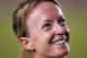 INDIANAPOLIS - JUNE 21: Deena Kastor speaks to the media after winning the finals in the women's 10,000 m during the first day of the AT&T USA Outdoor Track and Field Championships at IU Michael A. Carroll Track & Soccer Stadium on June 21, 2007 in Indianapolis, Indiana. (Photo by Andy Lyons/Getty Images)