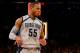 NEW YORK, NY - MARCH 15: Jabril Trawick #55 of the Georgetown Hoyas reacts after he missed the last shot attempt of the game in overtime as Georgetown lost 58-55 against the Syracuse Orange during the semifinals of the Big East Men's Basketball Tournament at Madison Square Garden on March 15, 2013 in New York City. (Photo by Al Bello/Getty Images)