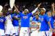 KANSAS CITY, MO - MARCH 16: Ben McLemore #23 (C) of the Kansas Jayhawks and team celebrate their 70-54 win over Kansas State Wildcats during the Final of the Big 12 basketball tournament at Sprint Center on March 16, 2013 in Kansas City, Missouri. (Photo by Jamie Squire/Getty Images)