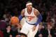 January 30, 2013; New York, NY, USA; New York Knicks forward Carmelo Anthony (7) controls the ball against the Orlando Magic during the third quarter of an NBA game at Madison Square Garden. Mandatory Credit: Brad Penner-USA TODAY Sports